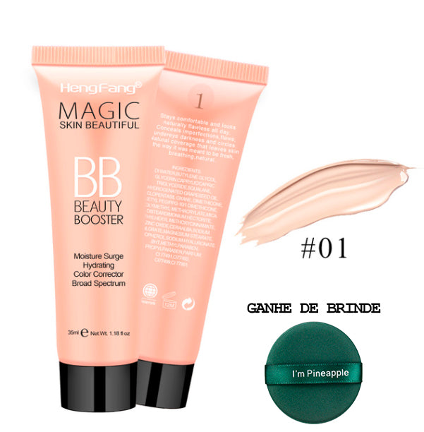 Base Beauty Booster - Alta cobertura e a Prova D'água.