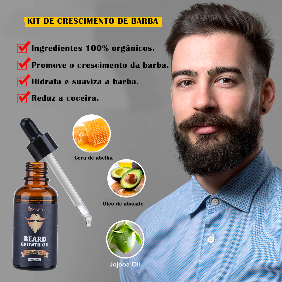 Kit Crescimento de barba