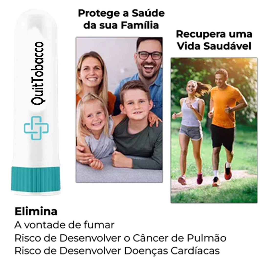 Anti tabagismo-Bastão inalador QuitTobacco™