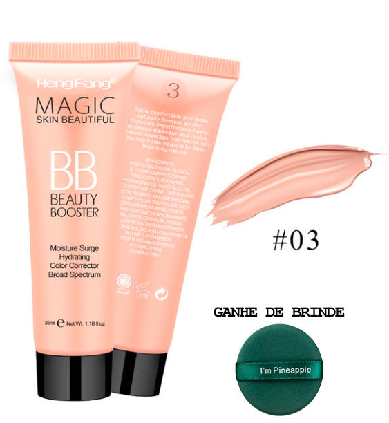 Base Beauty Booster - Alta cobertura e a Prova D'água.