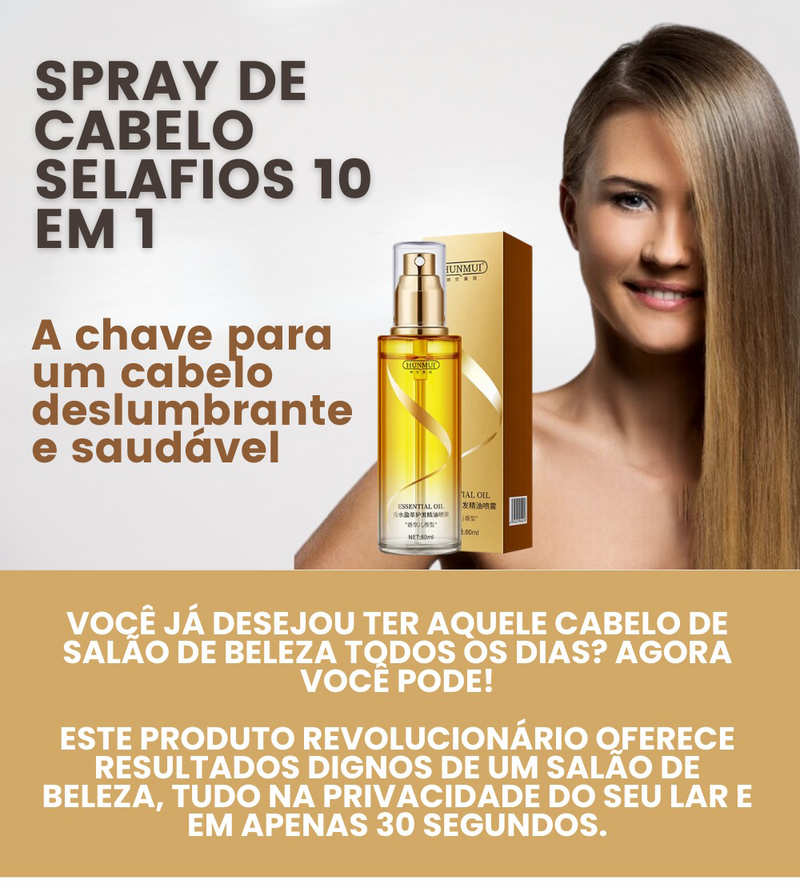 Spray SelaFios 10 em 1: Spray Selador Multifuncional Coreano