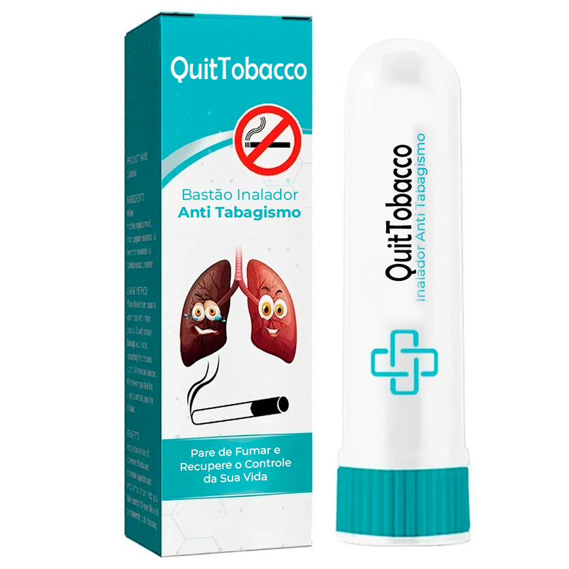 Anti tabagismo-Bastão inalador QuitTobacco™