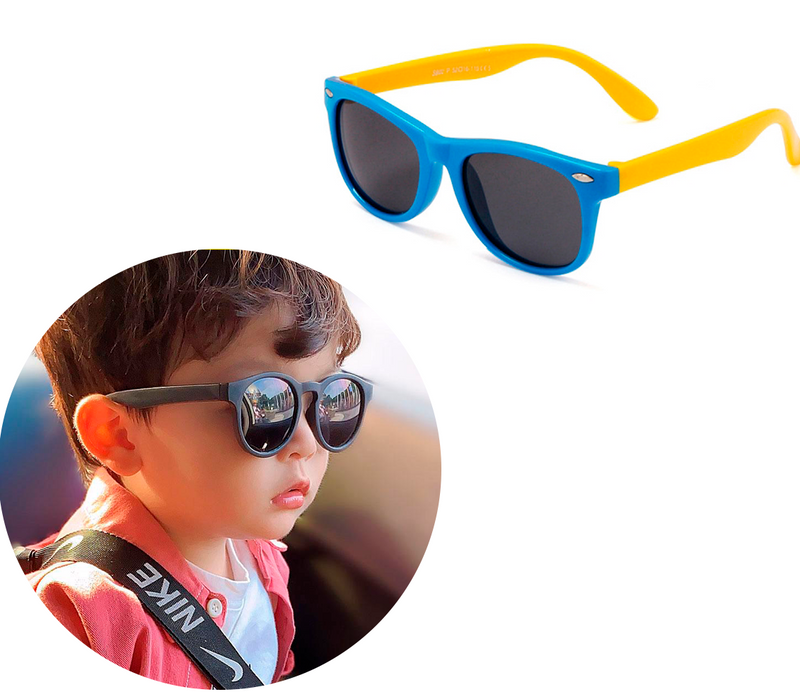 Óculos Fashion Boy and Girls Polarizado em Silicone UV400