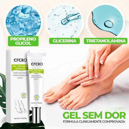 Efero Nails - Creme Anti-Inflamatório para remoção de fungos e fortalecimento das unhas
