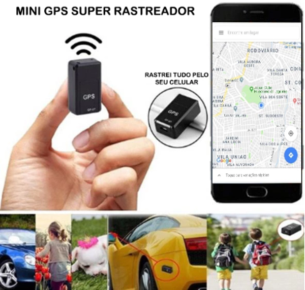 Mini Rastreador GPS Inteligente com Microfone